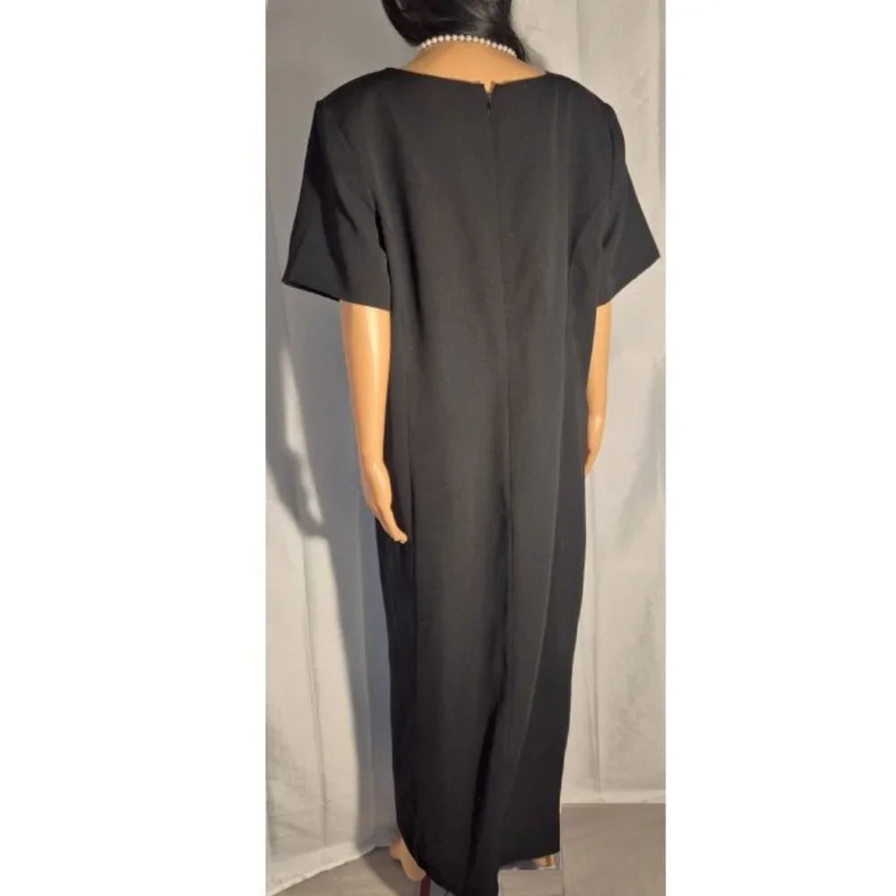 J.G. Hook Long black dress in size 18W - Picture 15 of 16